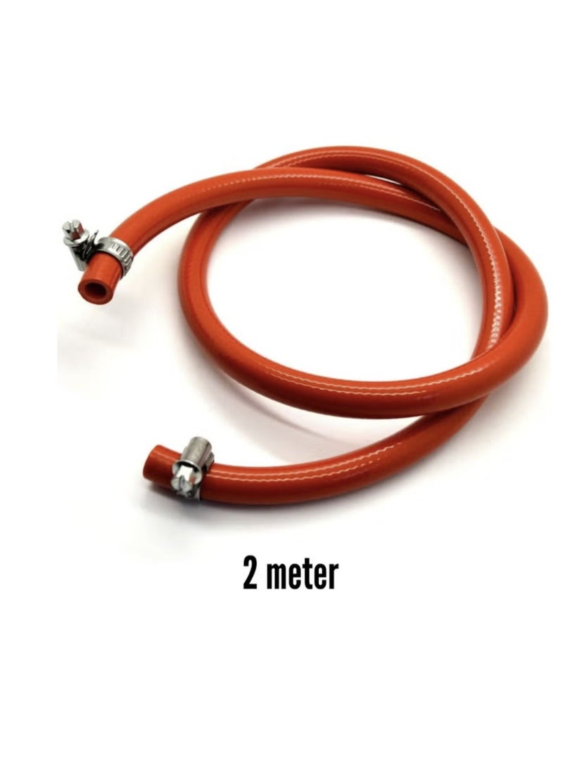 Gas Regulator With 2 m Gas Pipe And Clips - Image 3